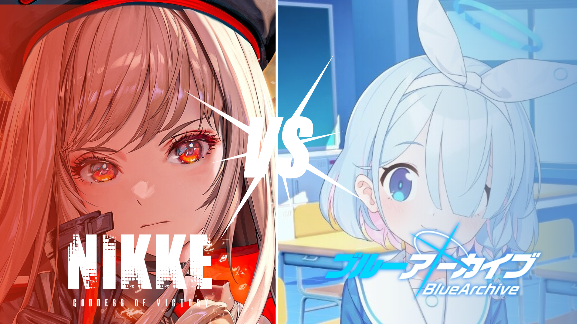 Nikke (มือเปื่อย) vs Blue Archive (น้าแมน)
